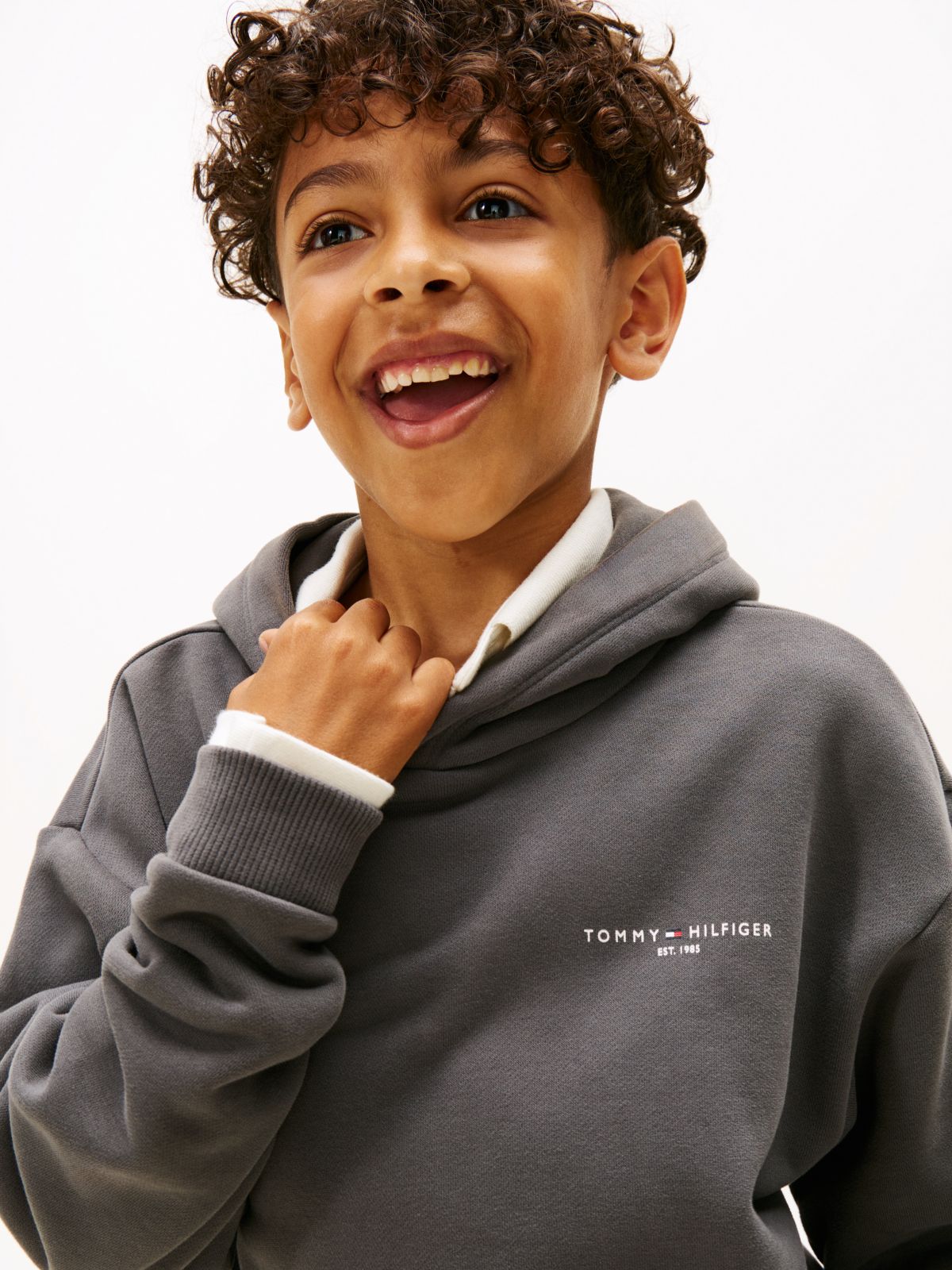 Logo Regular Fleece Hoody — Pink