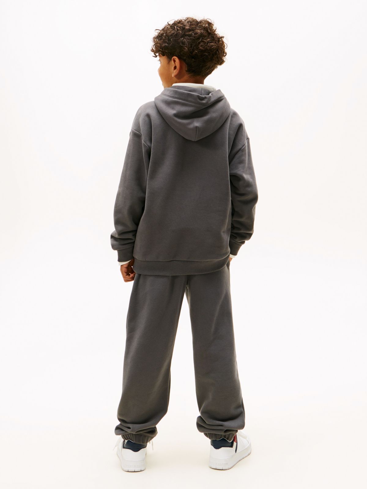 Logo Regular Fleece Hoody — Pink