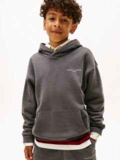 Logo Regular Fleece Hoody — Pink 1