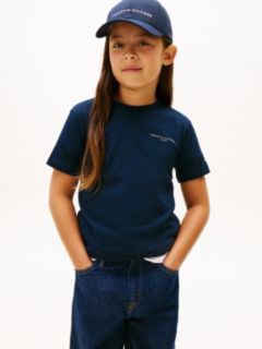 Logo Jersey Crew Neck T-Shirt — Blue 2