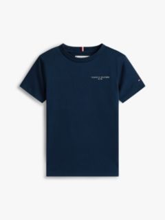 Logo Jersey Crew Neck T-Shirt — Blue 9