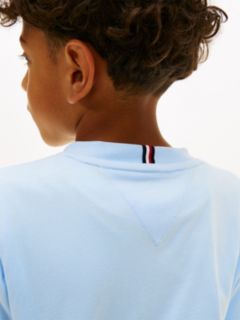 Logo Jersey Crew Neck T-Shirt — Blue 3