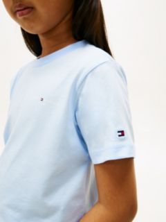 Logo Jersey Crew Neck T-Shirt — Blue 4