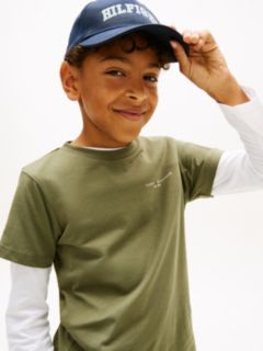 Logo Jersey Crew Neck T-Shirt — Green 3