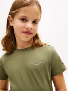 Logo Jersey Crew Neck T-Shirt — Green 4