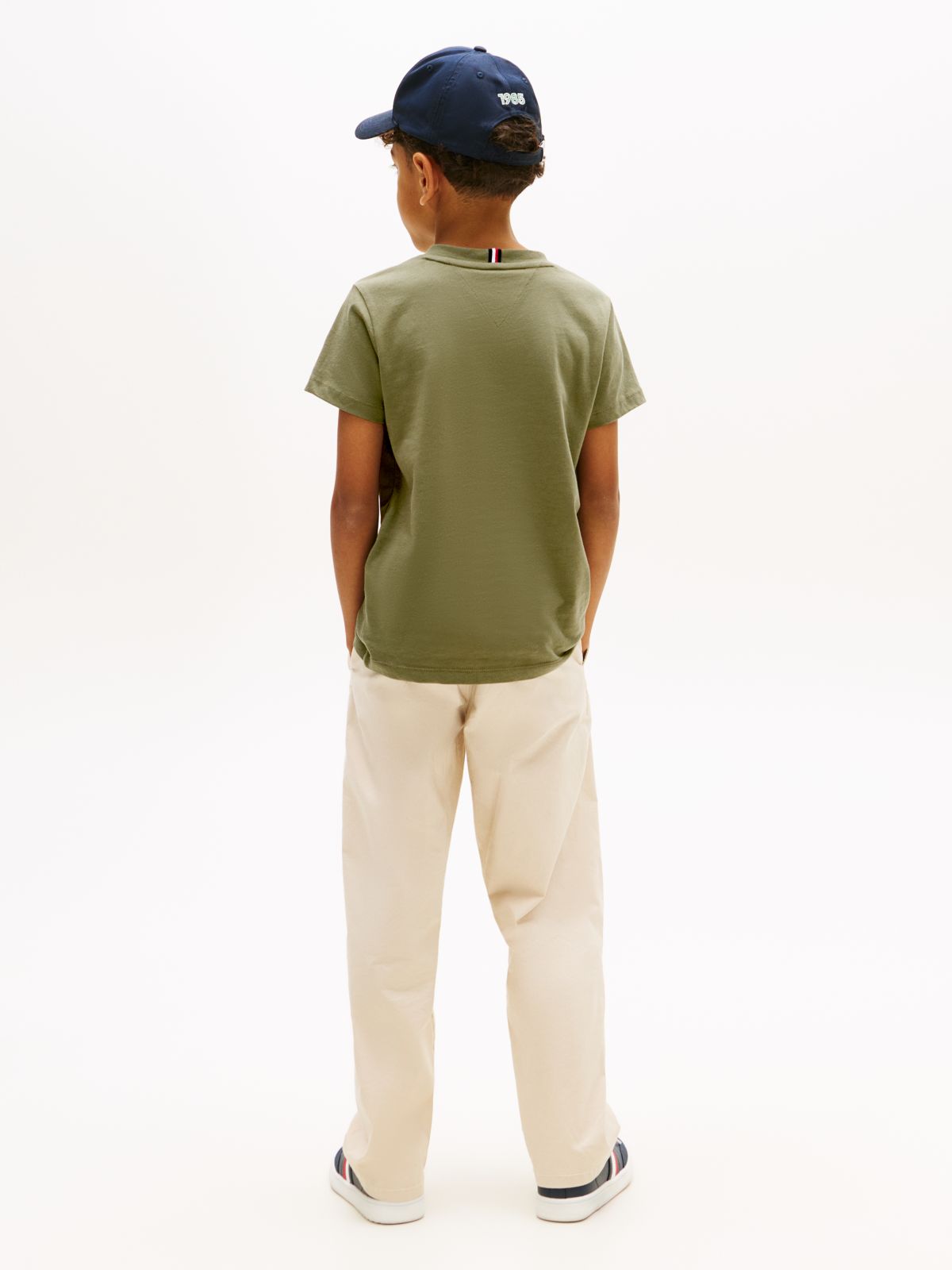 Logo Jersey Crew Neck T-Shirt — Green