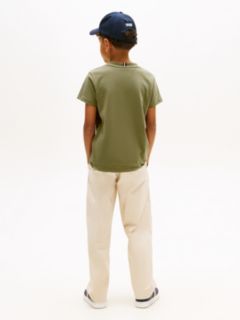 Logo Jersey Crew Neck T-Shirt — Green 7