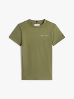 Logo Jersey Crew Neck T-Shirt — Green 9