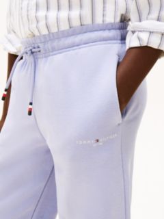 Brushed Fleece Logo Joggers — Blue 5