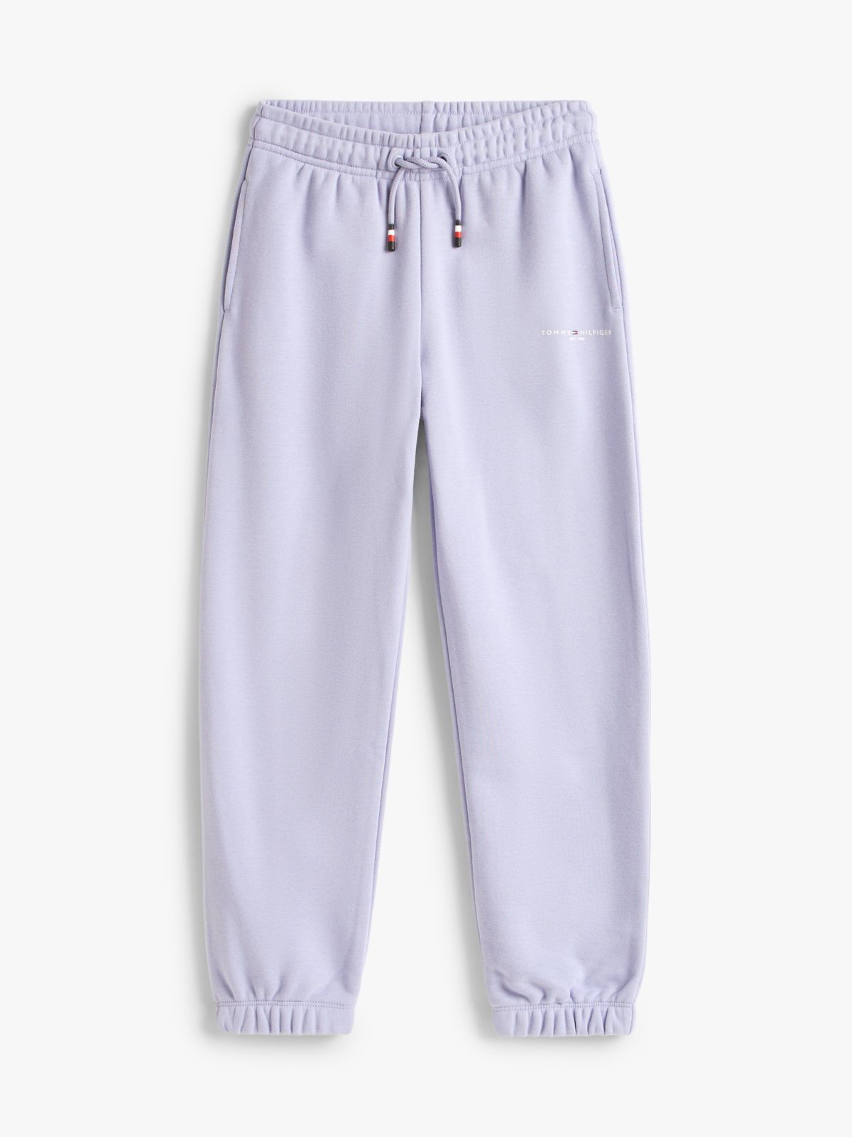 Brushed Fleece Logo Joggers — Blue