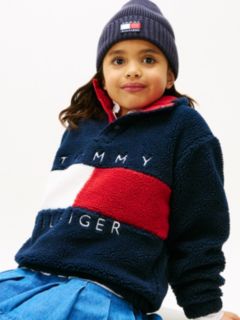 Heritage Flag Teddy Fleece Sweatshirt — Blue 4