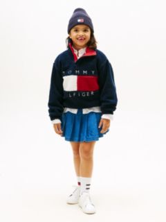 Heritage Flag Teddy Fleece Sweatshirt — Blue 6