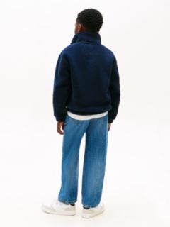 Heritage Flag Teddy Fleece Sweatshirt — Blue 7