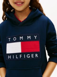 Heritage Flag Badge Terry Hoody — Blue 4