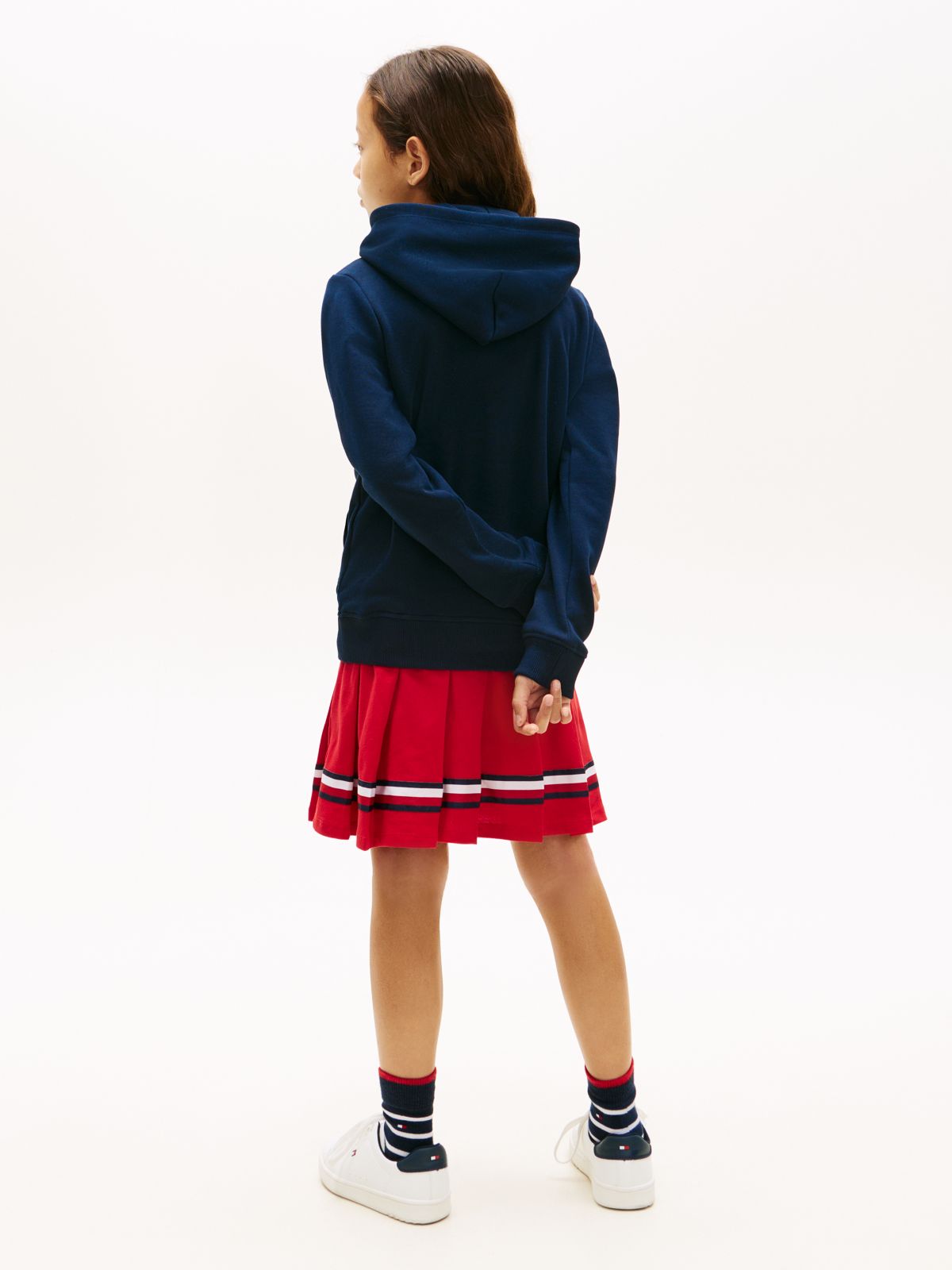 Heritage Flag Badge Terry Hoody — Blue