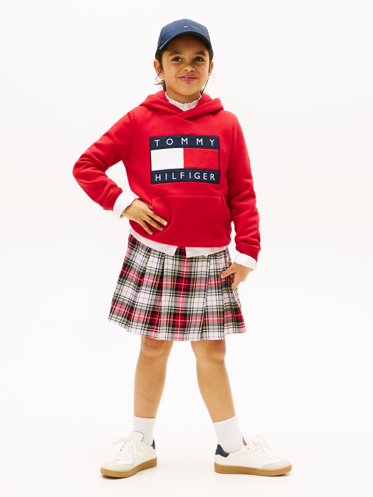 Heritage Flag Badge Terry Hoody — Red