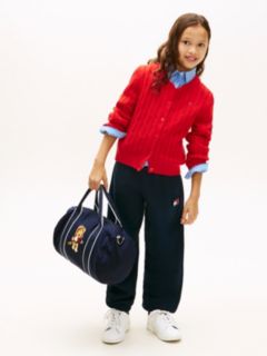 Heritage Flag Logo Cuffed Drawstring Joggers — Blue 2
