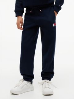 Heritage Flag Logo Cuffed Drawstring Joggers — Blue 3