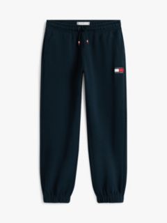 Heritage Flag Logo Cuffed Drawstring Joggers — Blue 8