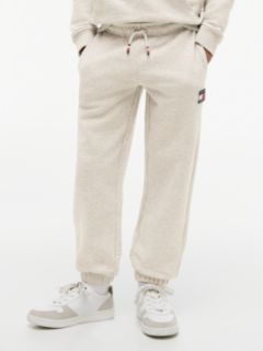 Heritage Flag Logo Cuffed Drawstring Joggers — Grey 3