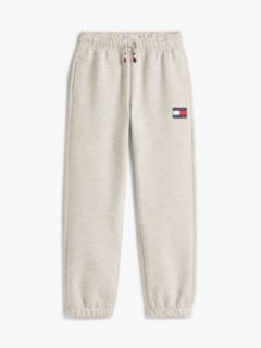 Heritage Flag Logo Cuffed Drawstring Joggers — Grey 8