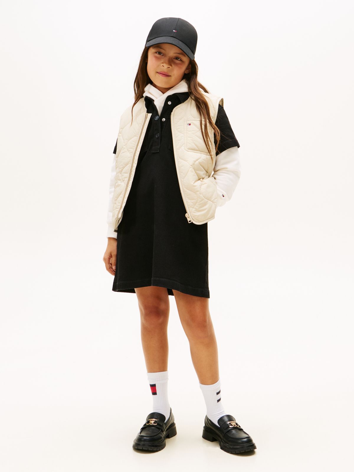 Essential Lightweight Quilted Gilet — Beige