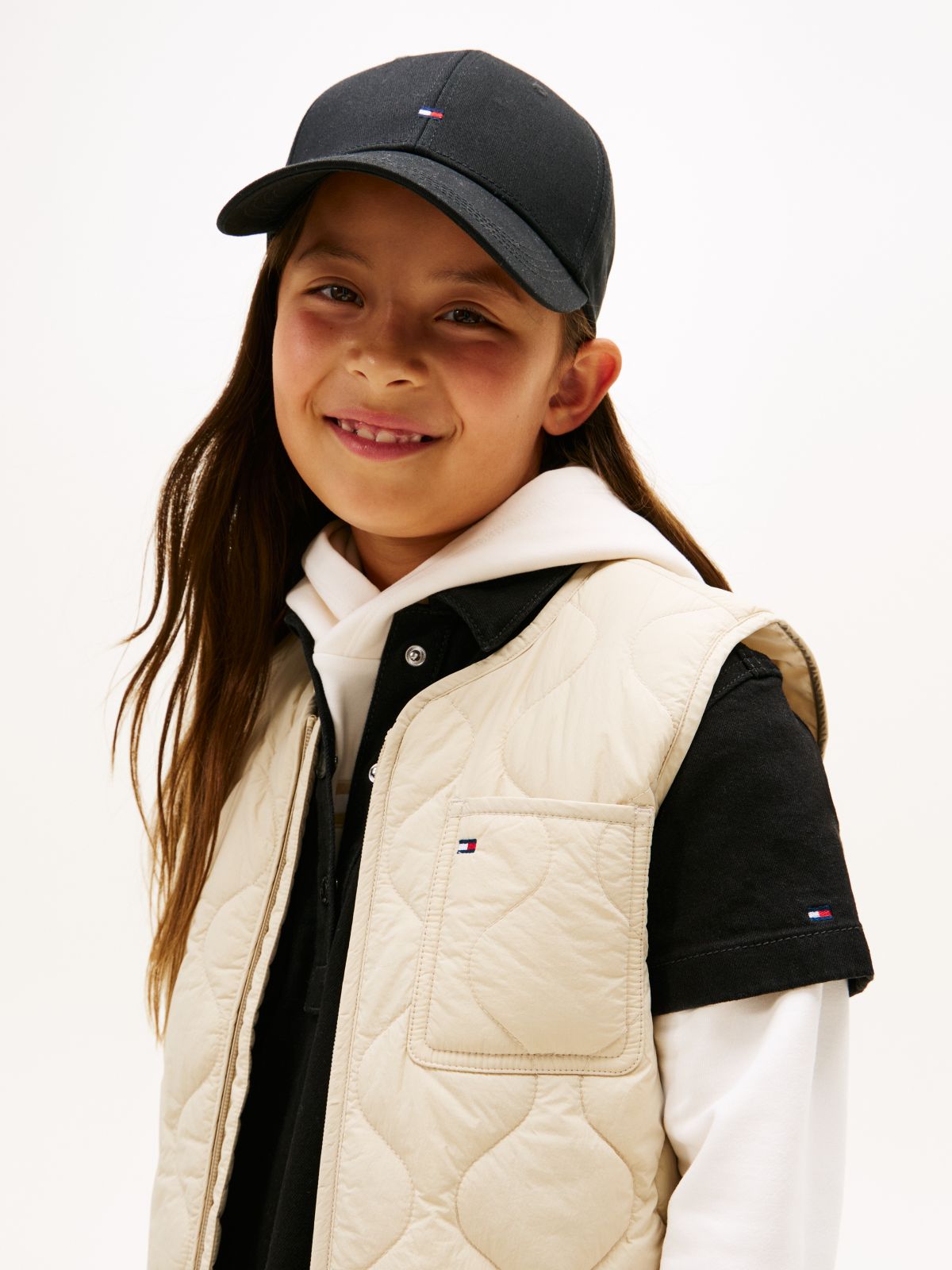 Essential Lightweight Quilted Gilet — Beige