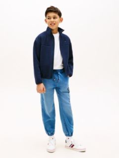Essential Polar Fleece Zip-Thru Sweatshirt — Blue 5