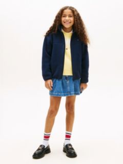 Essential Polar Fleece Zip-Thru Sweatshirt — Blue 6