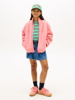 Essential Polar Fleece Zip-Thru Sweatshirt — Pink 6