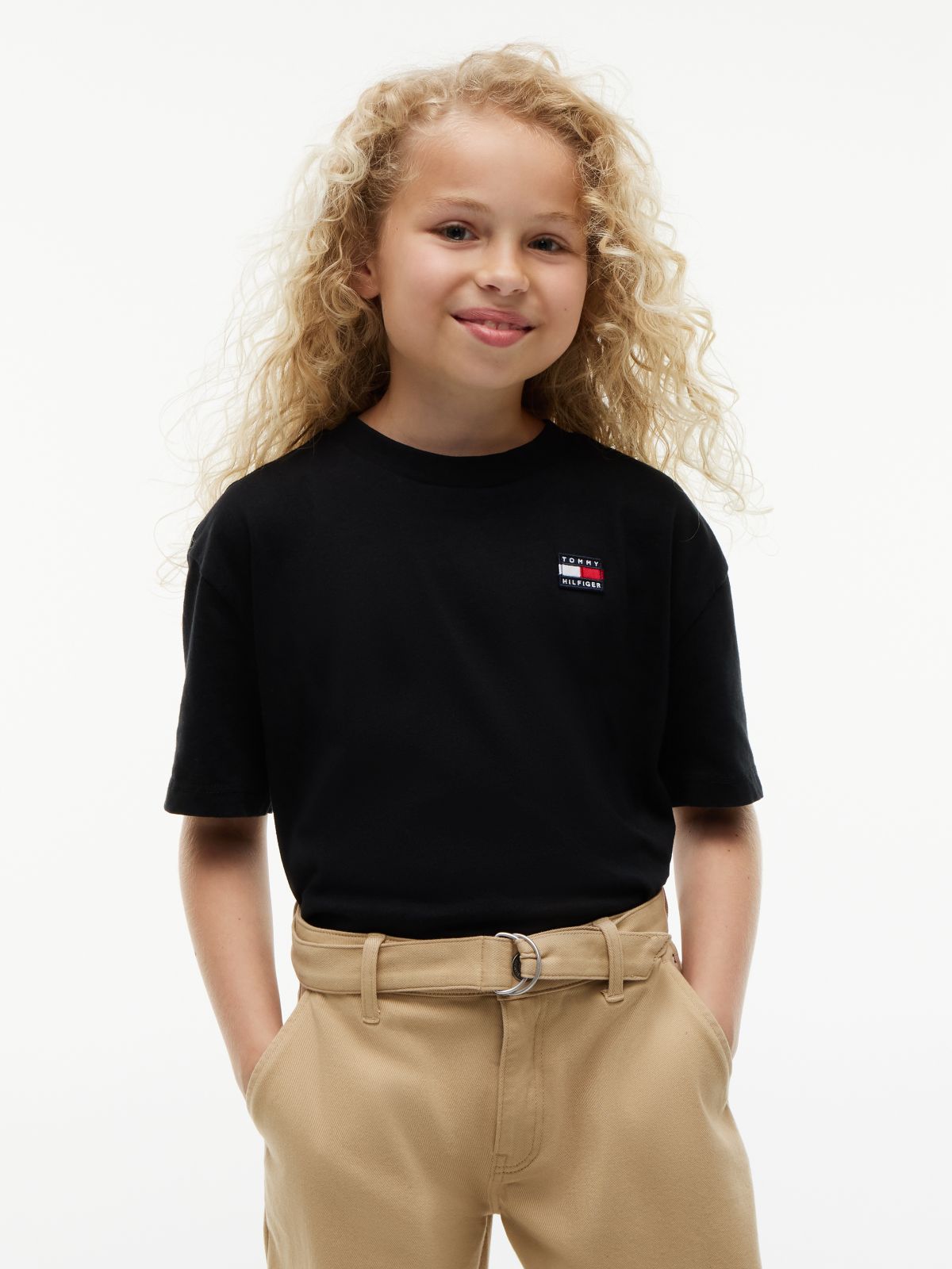 Flag Logo Jersey T-Shirt — Black