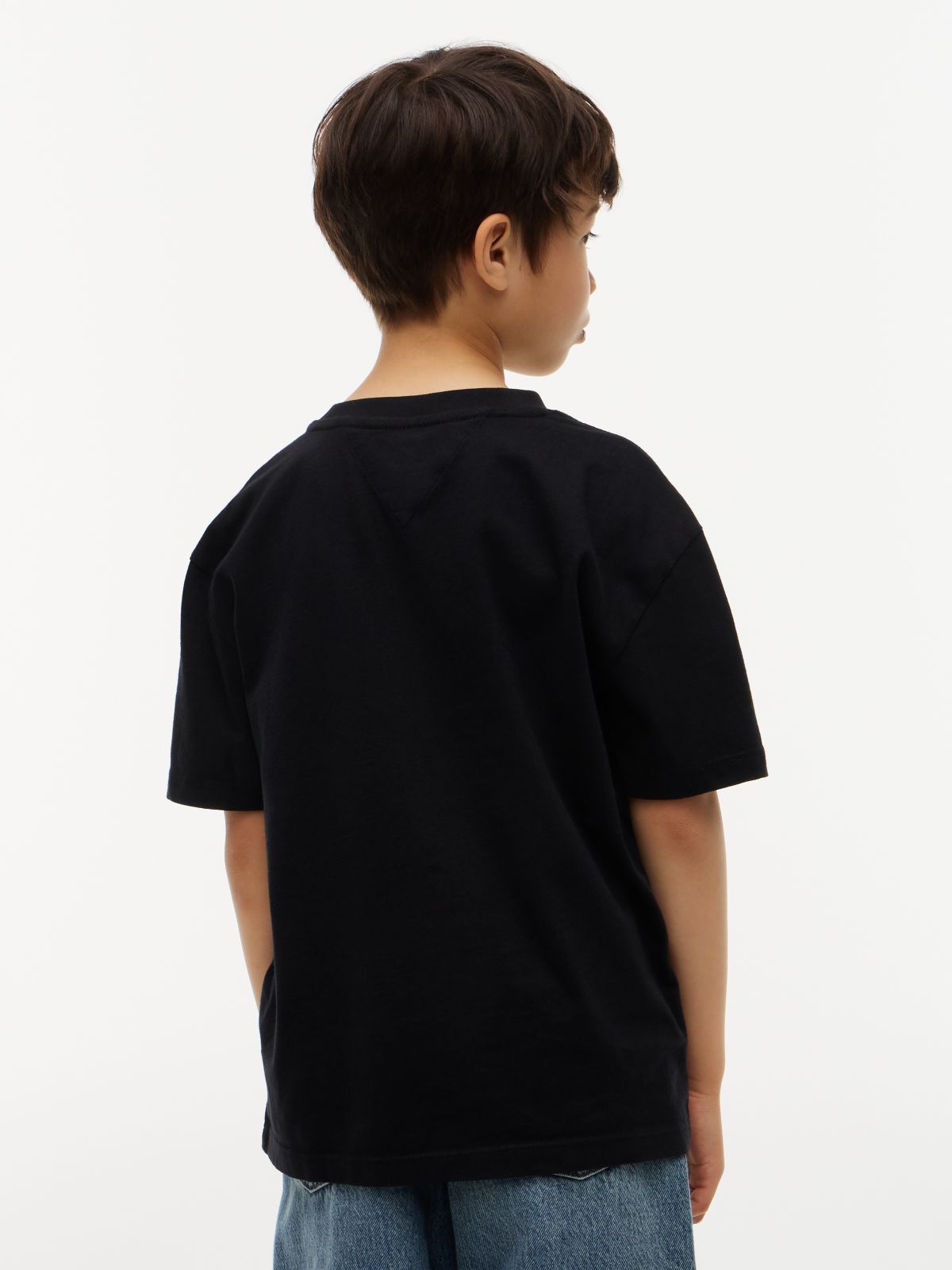 Flag Logo Jersey T-Shirt — Black
