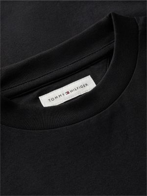 black flag logo jersey t-shirt for kids gender inclusive tommy hilfiger