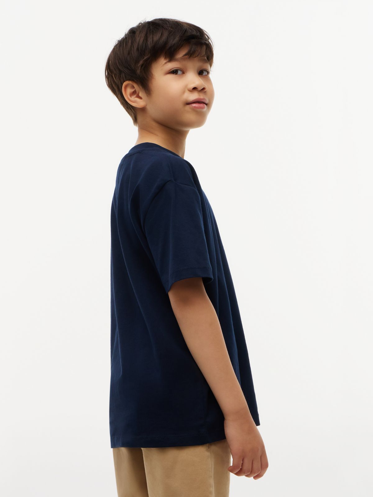 Flag Logo Jersey T-Shirt — Blue