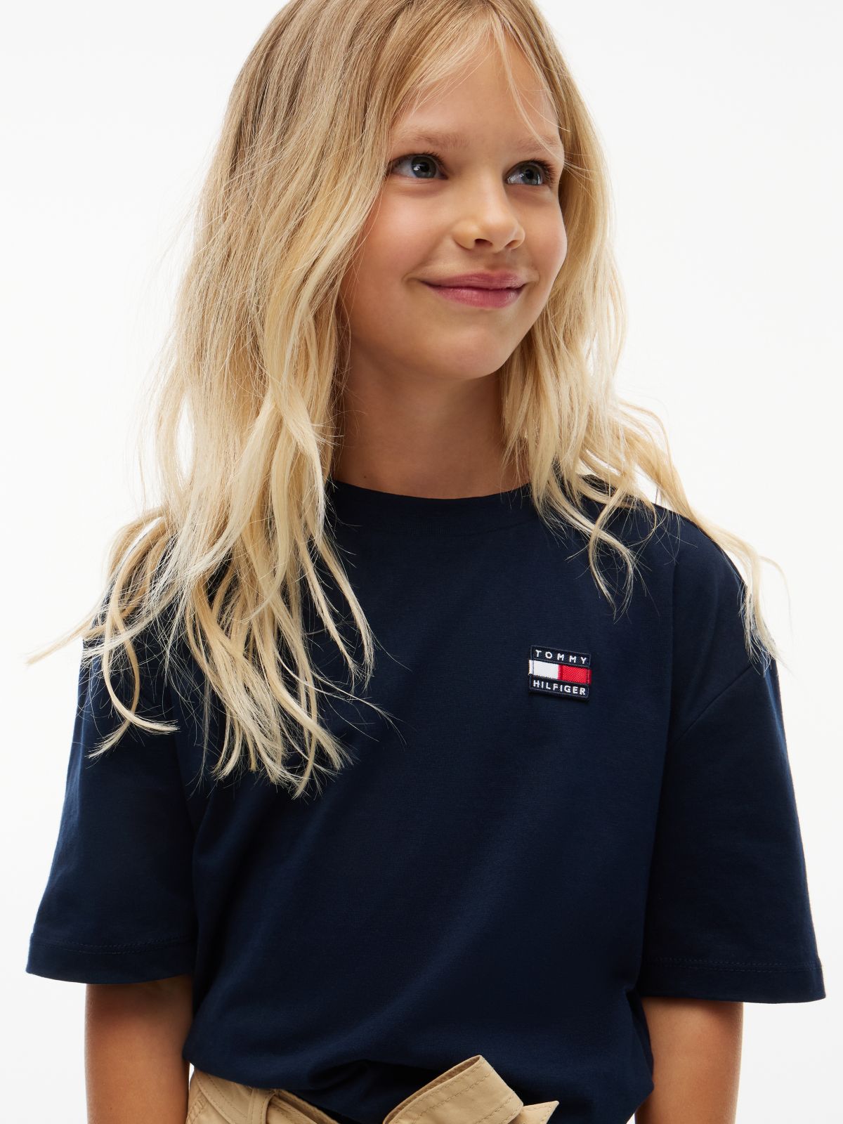 Flag Logo Jersey T-Shirt — Blue
