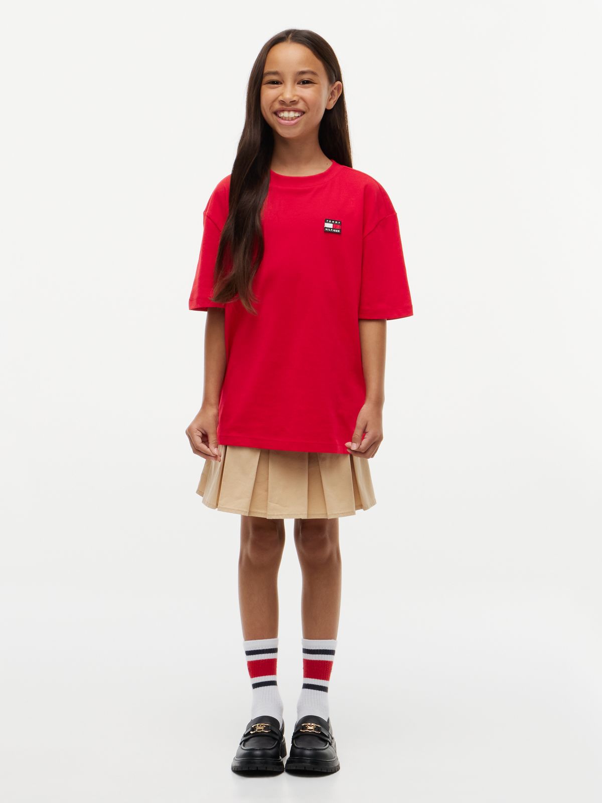 Flag Logo Jersey T-Shirt — Red