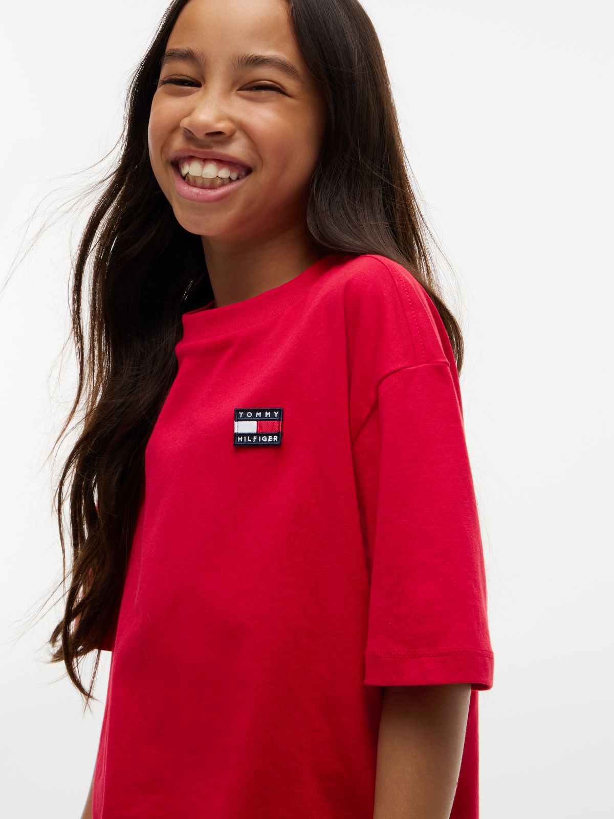 Flag Logo Jersey T-Shirt — Red