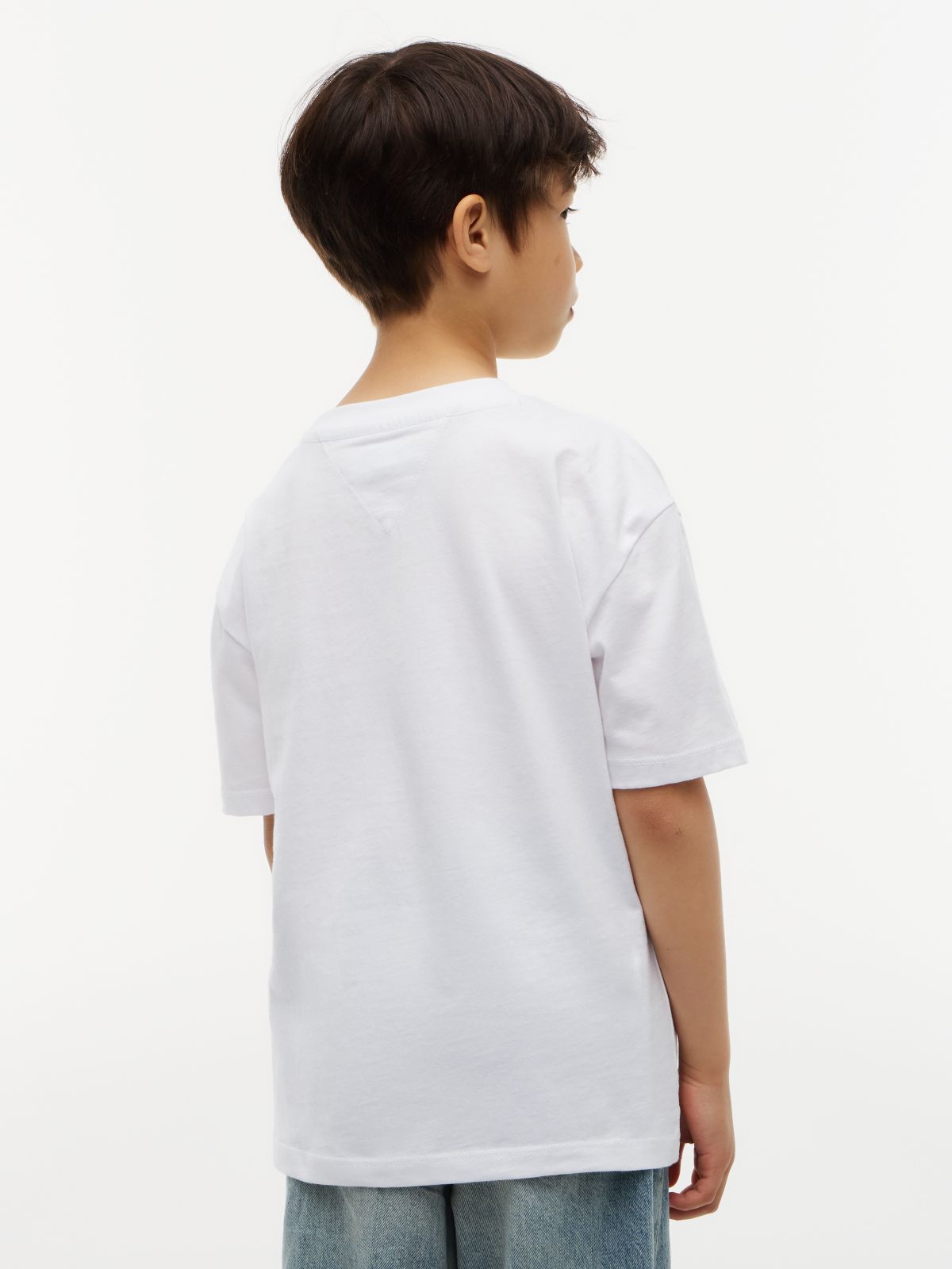 Flag Logo Jersey T-Shirt — White