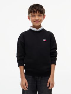 Flag Logo Terry Sweatshirt — Black 1