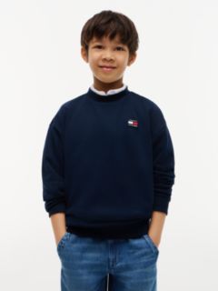 Flag Logo Terry Sweatshirt — Blue 1