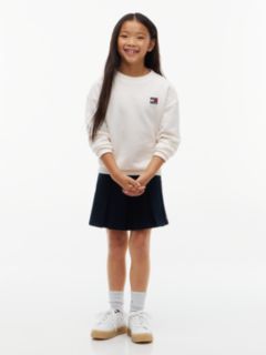 Flag Logo Terry Sweatshirt — White 4