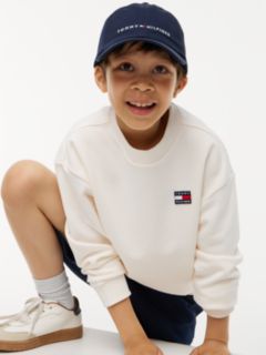 Flag Logo Terry Sweatshirt — White 5