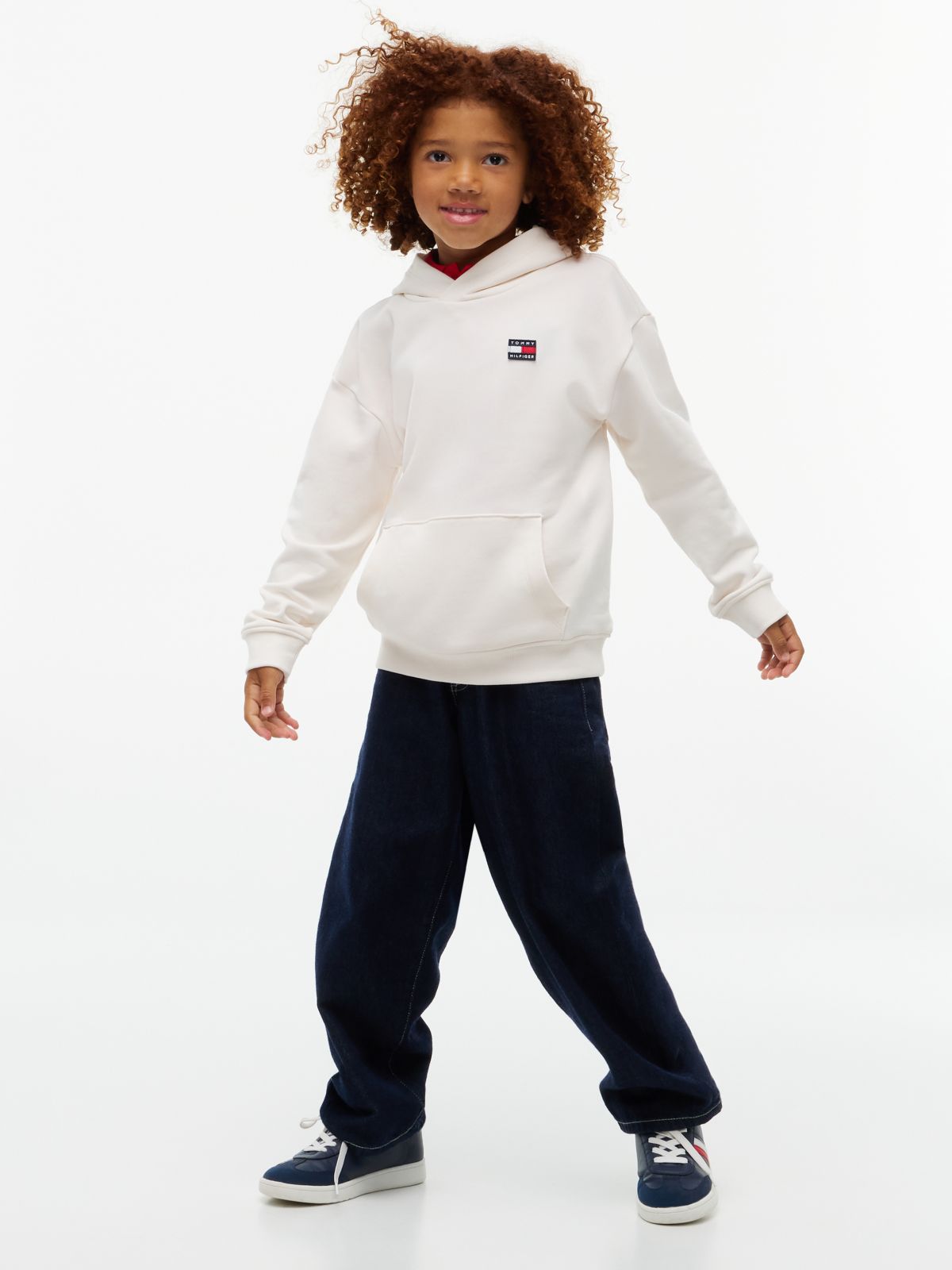 Flag Logo Terry Hoody — White