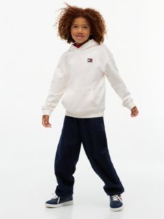 Flag Logo Terry Hoody — White 3