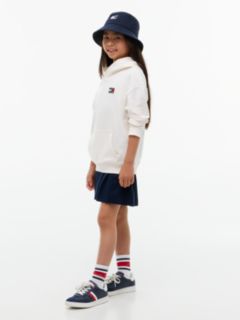 Flag Logo Terry Hoody — White 4