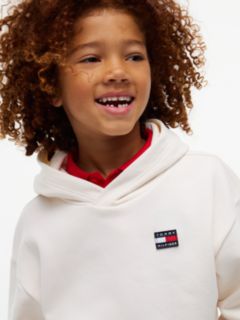 Flag Logo Terry Hoody — White 5