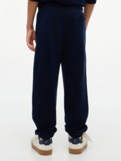 Flag Logo Terry Cuffed Joggers — Blue 5