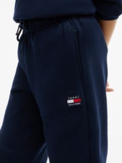 Flag Logo Terry Cuffed Joggers — Blue 6