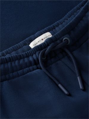 blue flag logo terry cuffed joggers for kids gender inclusive tommy hilfiger