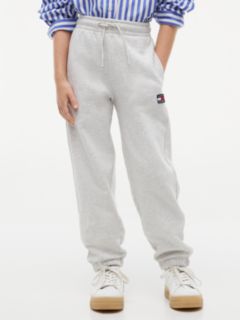 Flag Logo Terry Cuffed Joggers — Grey 2